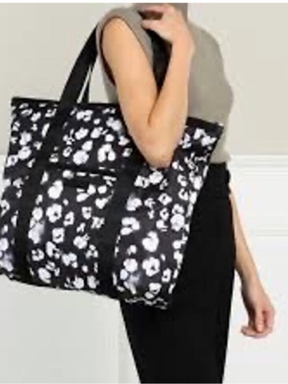 Ted Baker Black and White Floral Tote